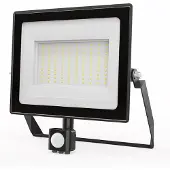 HOFTRONIC™ - Projecteur LED avec détecteur 100W 8700lm 4000K IP65 Noir