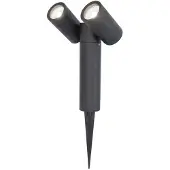 HOFTRONIC™ - Double Spot à piquet LED 8W 690lm 6500K IP65 Noir