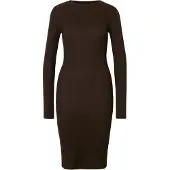 Urban Classics Tb1340 Long Sleeve Short Dress Marron XL Femme