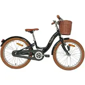 Volare Vélo pour enfants Ashley - modèle pour filles - 24 pouces - noir