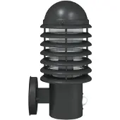 vidaXL Applique murale d'extérieur avec détecteur de mouvement noir acier inoxydable