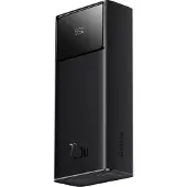 Baseus Batterie externe Star-Lord avec affichage numérique 30000 mAh 22,5 W 2xUSB USB-C, Noir