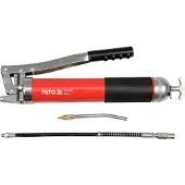 YATO Pistolet à graisse à levier manuel, 800 ml, en aluminium