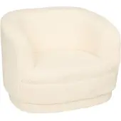 Atmosphera Fauteuil Bouclé, blanc (Fauteuil pour enfants)