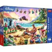 Trefl Puzzle - _1000 pièces Premium Plus_ - Lilo et Stitch - Thème : Fête / Disney Lilo et Stitch - PapierMix 70 #37;