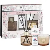 Maison Berger Paris Coffret diffuseur d'arômes Bolero Magnolia Liliflora 80 ml + bougie 80 g