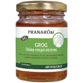Pranarôm - Aromaforce - Grog Voies Respiratoires - Miel Acacia Aux Huiles Essentielles Bio - Ravintsara Et Pin Sylvestre - Aide à respirer plus librement - 140 g 100 ml Crème