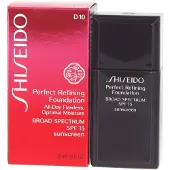 Shiseido Fond de teint liquide hydratant Perfect Refining D10 Brun doré SPF 15 30 ml