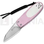 CIVIVI Couteau pliant Purr, Powder Pink & White G-10, Satin