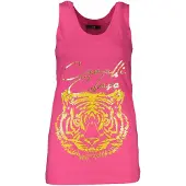 Cavalli Class Femmes, T-shirt, Débardeur rose pour femmes, Rose, (S)