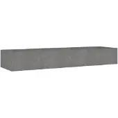 vidaXL Lit surélevé 280x80x40 cm acier corten