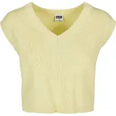 Urban Classics Tops en tricot jaune pastel