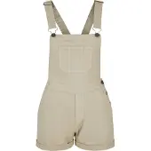 Urban Classics Salopette en jean blanc denim