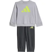 Adidas Survêtement 'ESSENTIALS' anthracite / gris clair / pomme