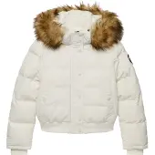 Superdry Veste d’hiver 'Everest' marron chiné / blanc