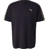 Puma T-Shirt 'Essentials Elevated' jaune / noir / blanc