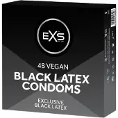 Exs Black - préservatifs noirs (48 pcs)