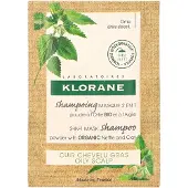 Klorane , Masque nettoyant 2 en 1 à la poudre d'ortie bio, 8 x 3 g