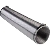 Wallair Tube de ventilation flexible N51839 (Ø x L) 15 cm x 2.5 m aluminium argent