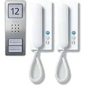 Siedle SET CA 812-2 E/W. Technique de transmission : Câblé. Couleur du produit : acier inoxydable, blanc, Placement : mural (210008739-00)