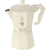 Bialetti Moka Exclusive 6 Cups Italian Coffee Maker Argenté One Size / EU Plug 220V