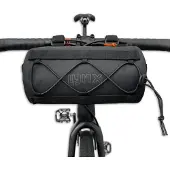 Lynx Sac de guidon Wildtrack imperméable et compact, doté d'une fermeture éclair soudée et de deux poches latérales, idéal pour le bikepacking