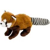 Lean Toys Peluche mascotte peluche panda rouge 45cm