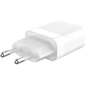 Ginza.se Chargeur 220V 1xUSB 2.4A Câble Lightning Blanc 1m MFI C89