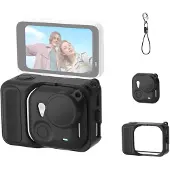Puluz Silicone protective case for Insta360 Go Ultra (Black), Caméra d'action : accessoires, Noir