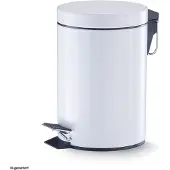 Zeller 18208 Tretabfalleimer Stahl weiß 3 L