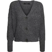 Vero Moda Cardigan 'VMLea' gris foncé