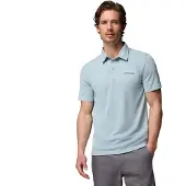 Columbia Polo à manches courtes Columbia Nelson Point, bleu, taille L, homme, bleu, taille L
