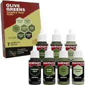 The Army Painter Warpaints Fanatic Flexible Triad PLUS Olive Greens