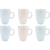Bjorn Tasse Pattern 9cl - 6 Pièces - Pastel