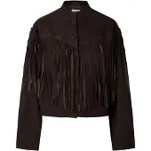 Pieces Veste mi-saison brun foncé