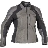 Halvarssons Veste textile moto Arvika pour femme, gris/noir, 38