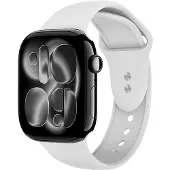 Crong Liquid - Bracelet de montre 42 (Silicone liquide), Sangles de montre, Blanc