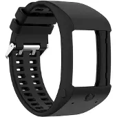 INF Bracelet en silicone pour Polar M600 Noir