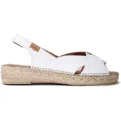 Toni pons Enola-p Esparto Wedge Sandals Blanc EU 38 Femme