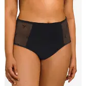 Chantelle Slip taille haute avec résille et broderie