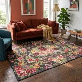 FRAAI Tapis | Estate Rose kilim Vert | 80x150cm | Vert | Rectangulaire | Tapis