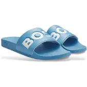 BOSS pour homme. 50536835 Baskets Aryeh bleus (41), Plat, Aucun, Beachwear, Turquoise