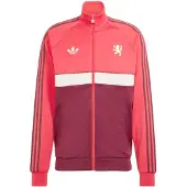 Adidas Veste de survêtement 'Olympique Lyon' baie / framboise / bordeaux / blanc