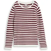 Tom Tailor 1016350 Sweatshirt Rouge M Femme