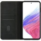 Evelatus Book case Samsung Galaxy A53 Book Case Folio Black (Samsung Galaxy A53), Coque pour téléphone portable, Noir