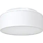 vidaXL Plafonnier avec spots Blanc 30 x 30 x 13,5 cm Tissu