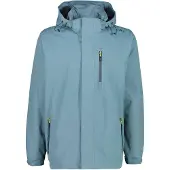 CMP Veste pour homme, modèle MAN JACKET, fermeture éclair, capuche, ventilation, modèle HYDRO 56