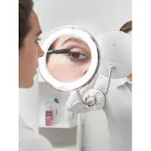 InnovaGoods Miroir grossissant - - Mizoom - LED - Bras flexible - Ventouse