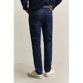 Gant pour homme. 1000020 Jaans Slim Fit bleu (32/32), Casuel, Coton, Denim