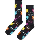 Happy socks Chaussettes hautes et mi-bas Cat Noir Taille 41-46
